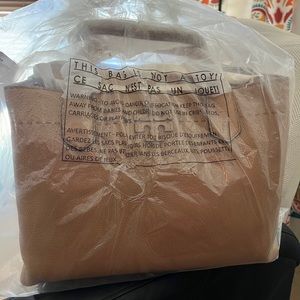 Tory Burch Leather McGraw Triple Compartment Tote